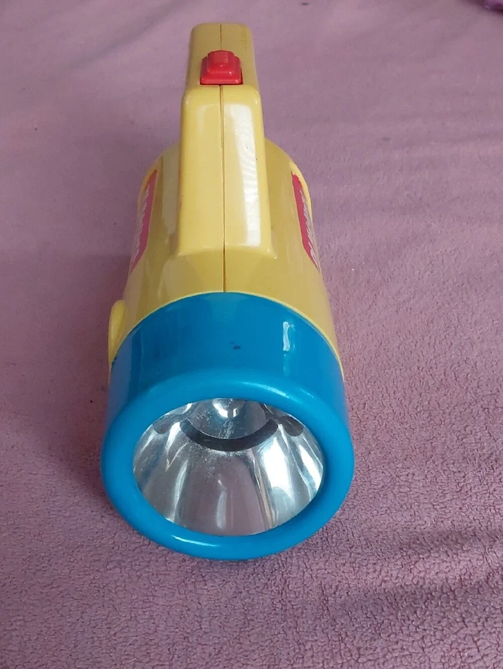 Playskool Vintage Yellow And Blue Kids Flashlight Toy